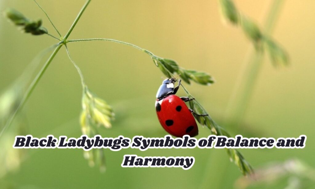 Black Ladybugs Symbols of Balance and Harmony 